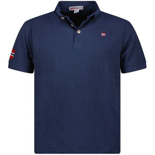 Kars Cotton Polo Shirt with Short Sleeves - geographical norway - Modalova