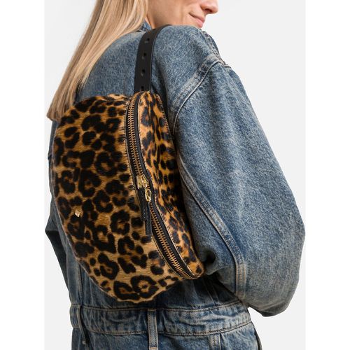 La Grande Lili Leopard Bum Bag in Leather - HERBERT FRERE SOEUR - Modalova