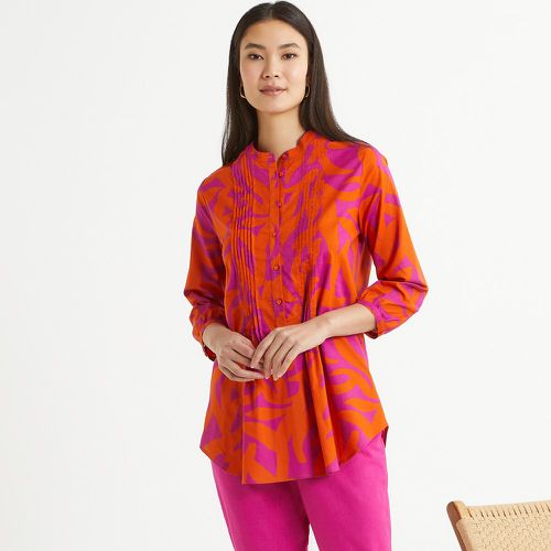 Graphic Cotton Tunic with 3/4 Length Sleeves - Anne weyburn - Modalova