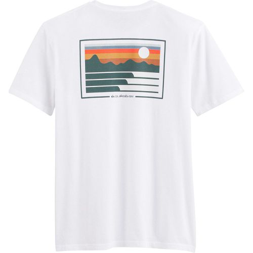 Graphic Print Cotton T-Shirt with Short Sleeves - Quiksilver - Modalova