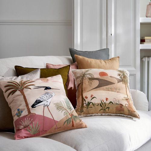 Thinis 45 x 45cm Desert Cotton & Linen Cushion Cover - LA REDOUTE INTERIEURS - Modalova