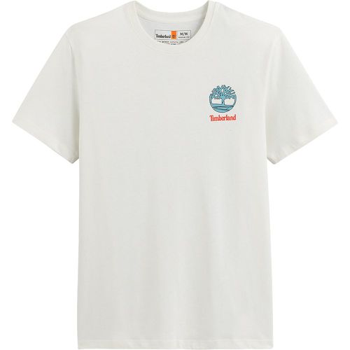 Graphic Print Cotton T-Shirt with Short Sleeves - Timberland - Modalova