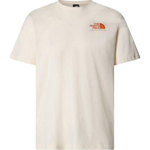 Graphic Print Cotton T-Shirt with Short Sleeves - The North Face - Modalova