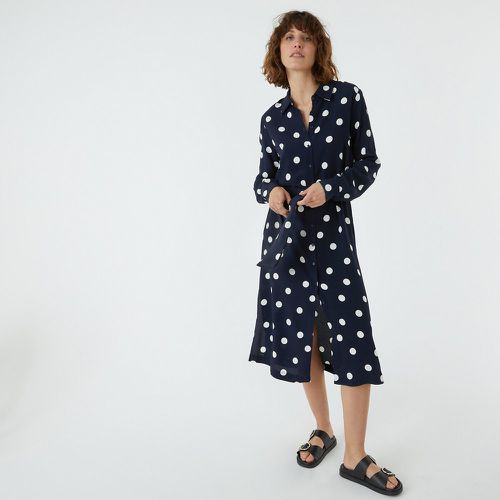 Midi Shirt Dress in Polka Dot Print - LA REDOUTE COLLECTIONS - Modalova