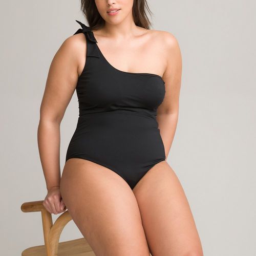 Asymmetric Tummy Toning Swimsuit - LA REDOUTE COLLECTIONS PLUS - Modalova