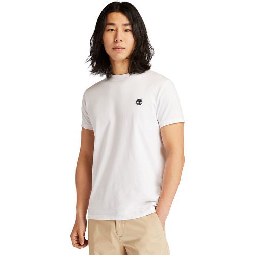 Dunstan River Cotton T-Shirt in Slim Fit with Crew Neck - Timberland - Modalova