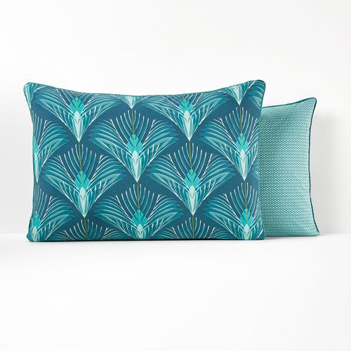 Pampelune Art Deco Fan Cotton Percale 200 Thread Count Pillowcase - LA REDOUTE INTERIEURS - Modalova