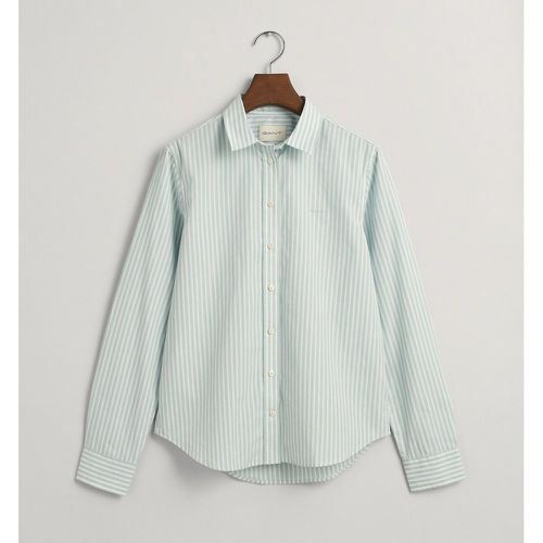 Striped Cotton Shirt - Gant - Modalova