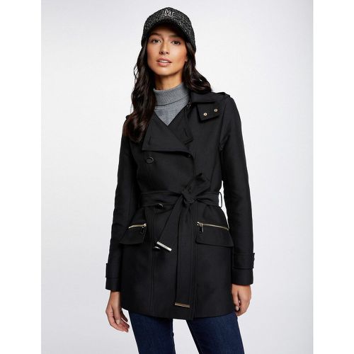 Mid-Length Trench Coat with Hood - Morgan - Modalova