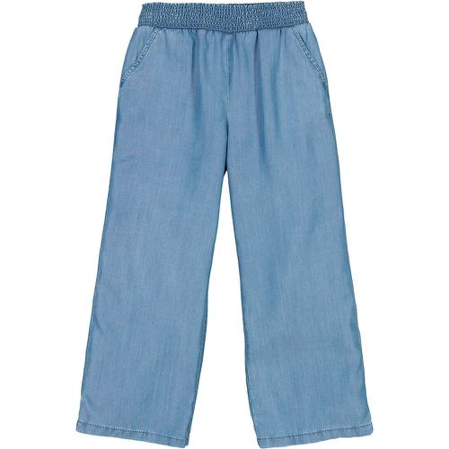 Denim Lightweight Trousers with Wide Leg - LA REDOUTE COLLECTIONS - Modalova