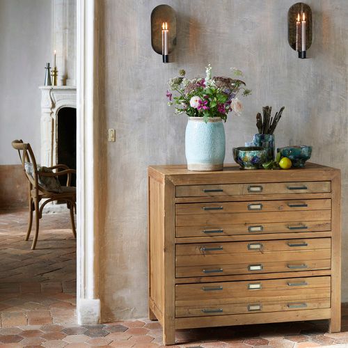 Septembre Solid Aged Pine Chest of Drawers - AM.PM - Modalova