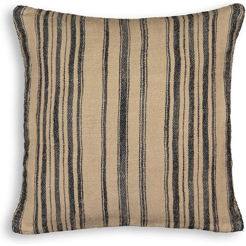 Belaga Striped Cotton & Linen Square Cushion Cover - LA REDOUTE INTERIEURS - Modalova