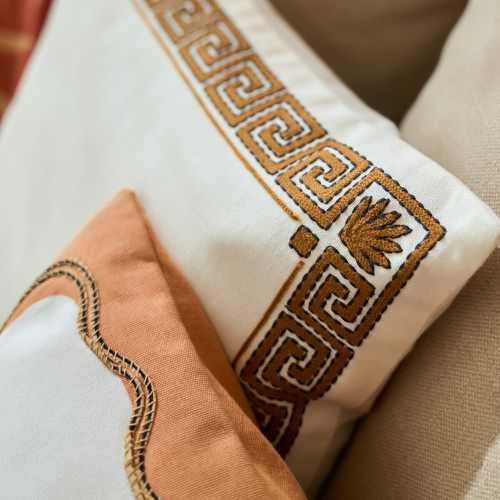 Olympie 45 x 45cm 100% Cotton Cushion Cover - LA REDOUTE INTERIEURS - Modalova