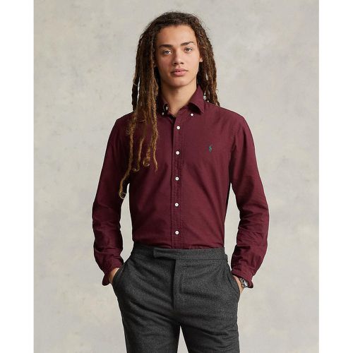 Slim Fit Shirt in Garment Dyed Oxford Cotton - Polo Ralph Lauren - Modalova