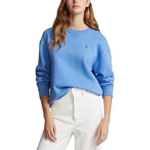 Cotton Mix Sweatshirt with Crew Neck - Polo Ralph Lauren - Modalova