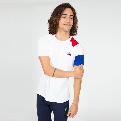 Cotton Crew Neck T-Shirt with Short Sleeves - Le Coq Sportif - Modalova