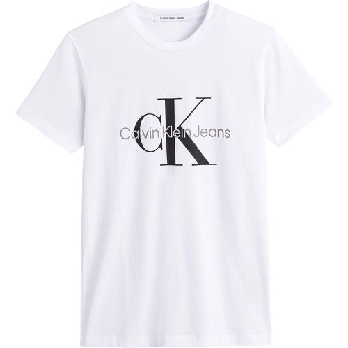 Core Monogram Cotton T-Shirt with Crew Neck - Calvin Klein Jeans - Modalova