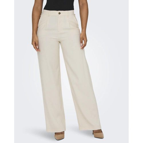 Pleated Wide Leg Trousers with High Waist - Only - Modalova