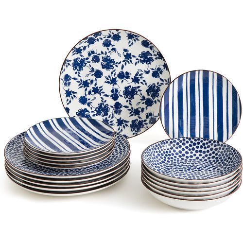 Sienna 18-Piece Porcelain Plate Set - LA REDOUTE INTERIEURS - Modalova