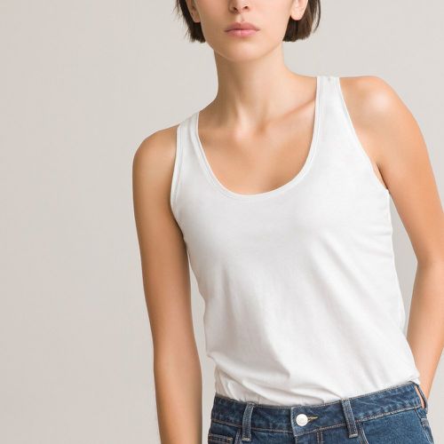 Organic Cotton Vest Top with Racerback - LA REDOUTE COLLECTIONS - Modalova