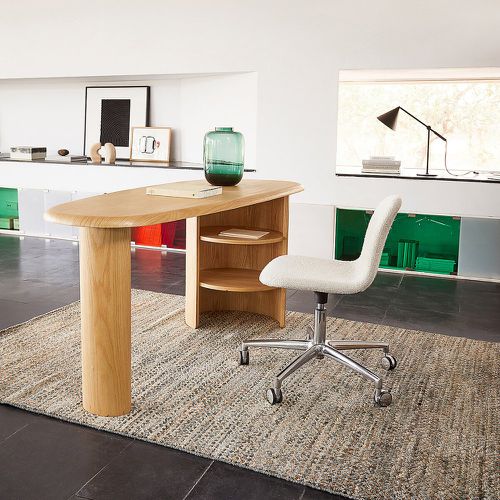 Smith Oak Organic-Shaped Desk - AM.PM - Modalova