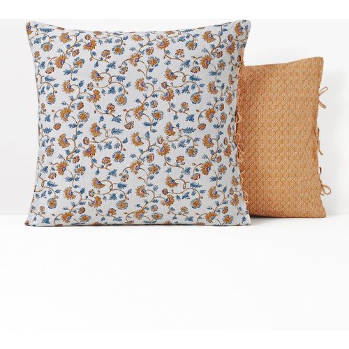Indian Flower Floral 100% Washed Cotton Pillowcase - LA REDOUTE INTERIEURS - Modalova