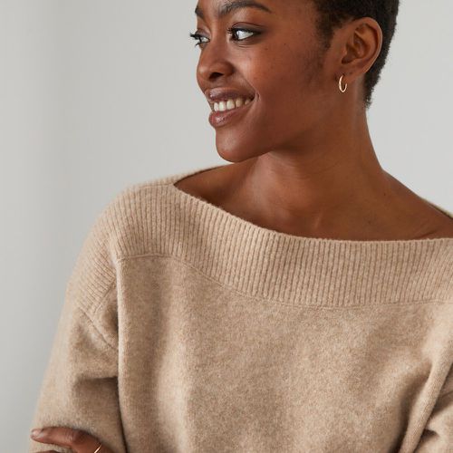 Boat Neck Jumper in Brushed Knit - LA REDOUTE COLLECTIONS - Modalova