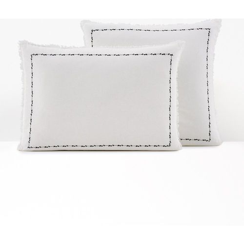 Eleanor Cotton and Linen Pillowcase - LA REDOUTE INTERIEURS - Modalova