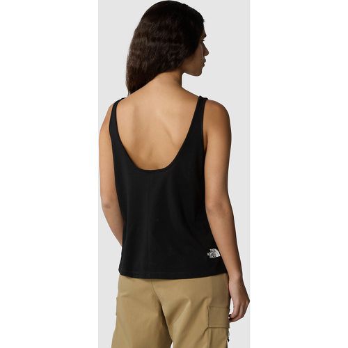 Simple Dome Vest Top with Logo Print in Cotton Mix and Loose Fit - The North Face - Modalova