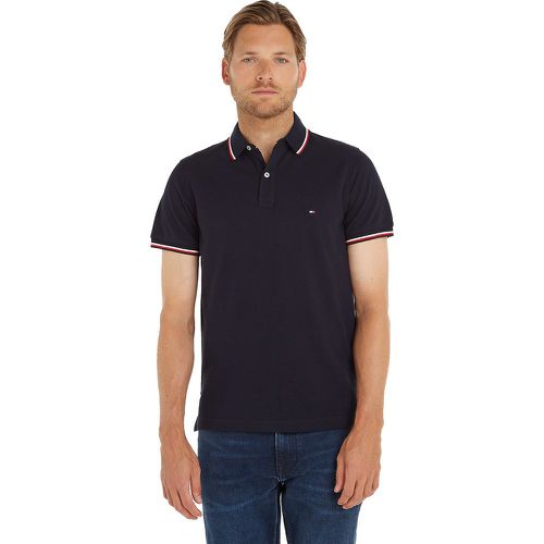 Tommy Tipped Polo Shirt in Organic/Recycled Cotton Pique and Slim Fit - Tommy Hilfiger - Modalova