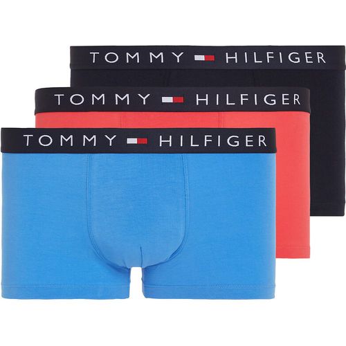Pack of 3 Hipsters in Plain Cotton - Tommy Hilfiger - Modalova