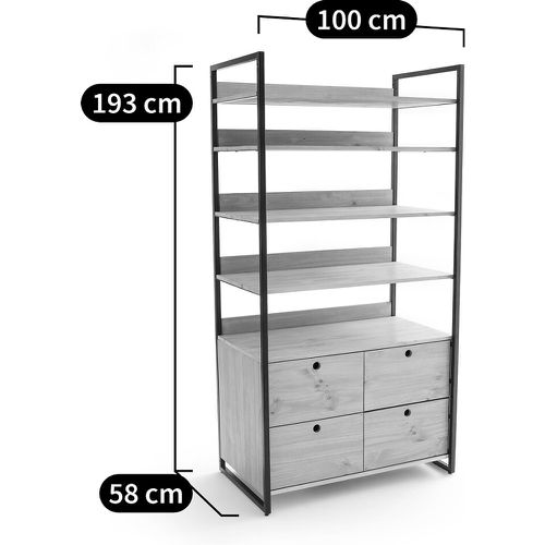 Hiba Large Modular Wardrobe Unit with 4 Drawers & 4 Shelves - LA REDOUTE INTERIEURS - Modalova