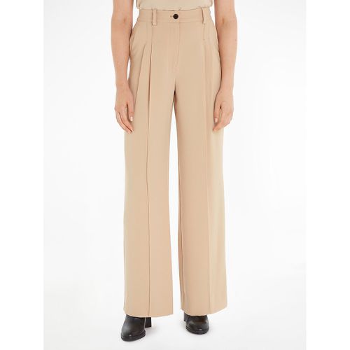 Wide Leg Trousers with High Waist - Calvin Klein - Modalova