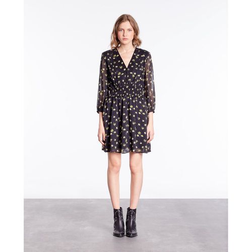 Floral Print Mini Dress with Elasticated Waist - THE KOOPLES - Modalova