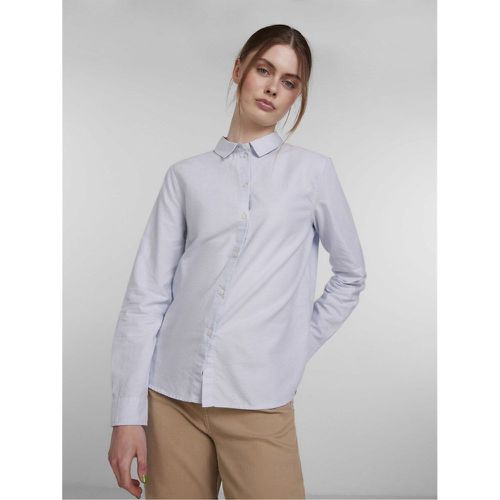 Cotton Straight Fit Shirt - Pieces - Modalova