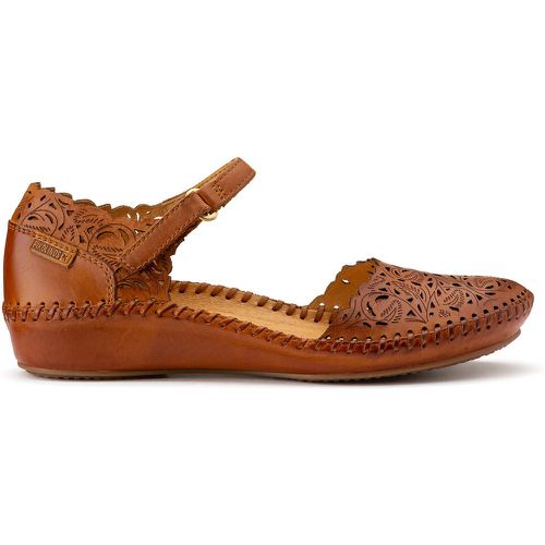 Vallarta Leather Sandals with Touch 'n' Close Fastening - Pikolinos - Modalova