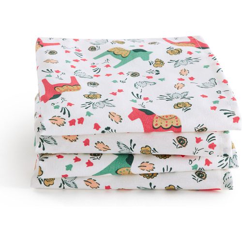 Set of 4 Jula Festive Polycotton Napkins - LA REDOUTE INTERIEURS - Modalova