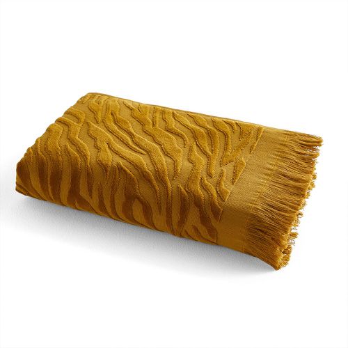 Radja Textured 100% Cotton Velour Towel - LA REDOUTE INTERIEURS - Modalova