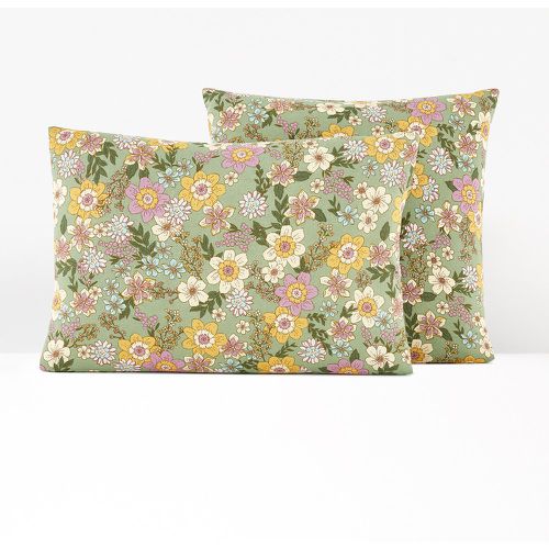 Rosemary Green Cotton & Washed Linen Pillowcase - LA REDOUTE INTERIEURS - Modalova