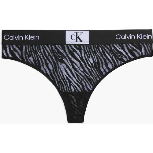 Recycled Animal Lace Thong - Calvin Klein Underwear - Modalova
