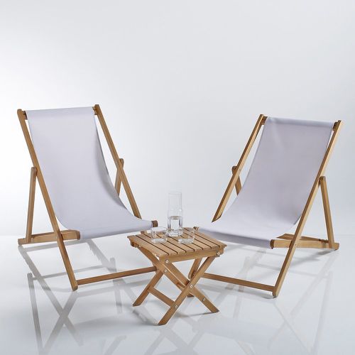 Set of 2 Deckchairs with Small Table - LA REDOUTE INTERIEURS - Modalova