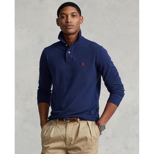 Custom Fit Polo Shirt with Long Sleeves in Cotton - Polo Ralph Lauren - Modalova