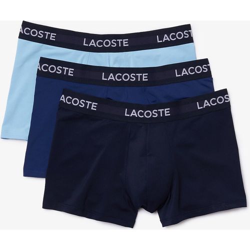 Pack of 3 Hipsters in Plain Cotton - Lacoste - Modalova