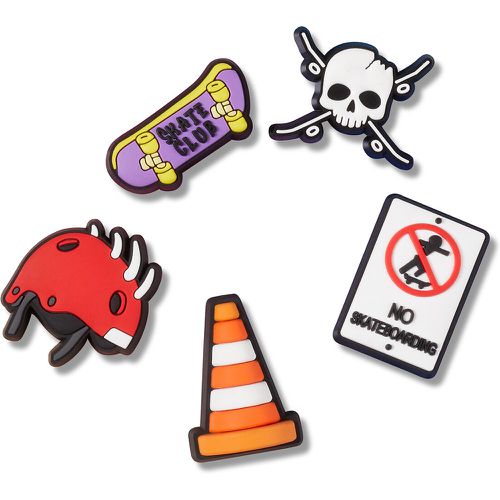 Pack of 5 Skateboard is Life Jibbitz Charms - Crocs - Modalova