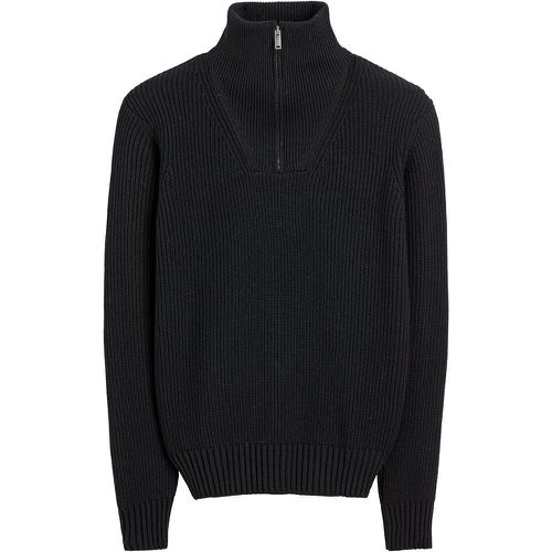 Warm Knit High Neck Jumper with Half Zip - LA REDOUTE COLLECTIONS - Modalova