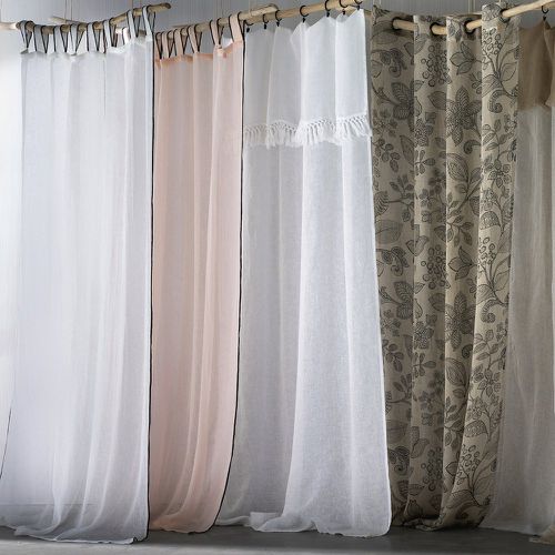 Elphir Linen Muslin Voile Curtain Panel - AM.PM - Modalova