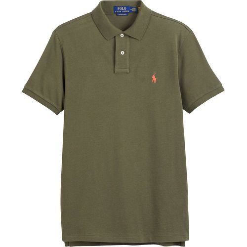 Cotton Piqué Polo Shirt in Custom Fit - Polo Ralph Lauren - Modalova