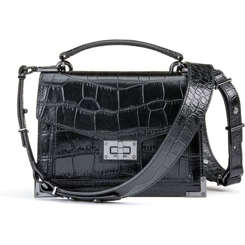 Emily Medium Crossbody Bag in Patent Mock Croc Leather - THE KOOPLES - Modalova