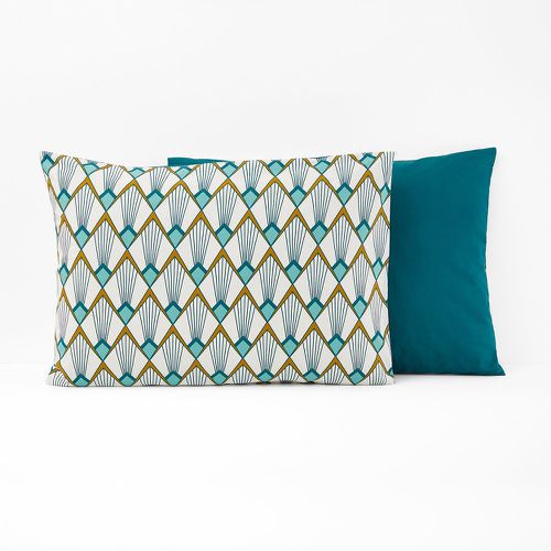 Elisa Art Deco 100% Cotton Percale Pillowcase - LA REDOUTE INTERIEURS - Modalova