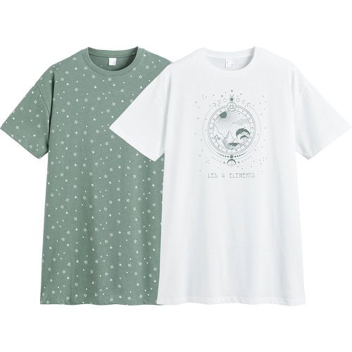 Pack of 2 Nightshirts in Cotton - LA REDOUTE COLLECTIONS - Modalova